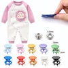 400/800pcs Snap Fasteners Kit Tool, Metal Snap Buttons Rings with Fastener Pliers Press Tool Kit for Clothing Sewing 10 Colors 3