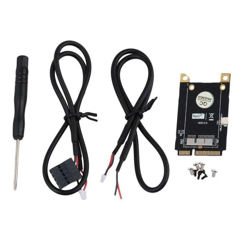 Адаптер версии 3,0 для модуля BCM94360CD к Mini PCI-E 52Pin интерфейсу без привода Простая установка, подключи и играй