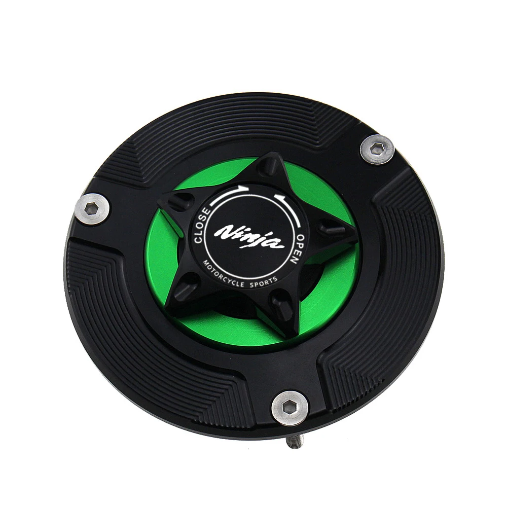 Крышка газового топливного бака для KAWASAKI EX250R NINJA 250R NINJA 300 2008- аксессуары для мотоциклов CNC алюминий черный