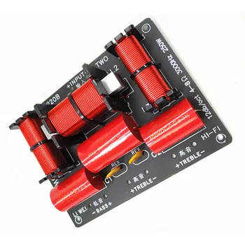 

Treble Bass Professional HIFI Speaker Crossover Audio Home Easy Install Sound DIY Durable 2 Way Frequency Divider Portable KTV
