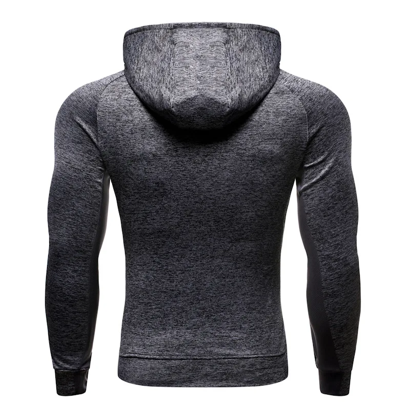 Finest 2020 New Mens Fitness Sport Jacket Coat Zipper Hooded Running Jackets Mens Sportswear 2019 Workout