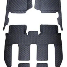 Хорошее качество! Специальные коврики для правого привода Toyota Kluger 7 мест- водонепроницаемые ковры