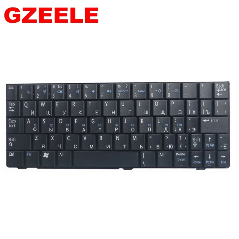 RU черный Новый Клавиатура для ноутбука Dell Inspiron Mini 9 910 0T296H T296H 0P689H русский
