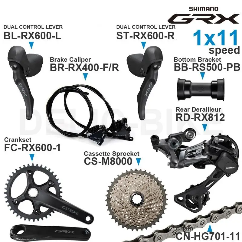 shimano grx rx600 groupset