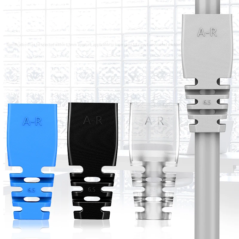 Conector de Cabo de Rede Ethernet Tampa do Plugue Botas de Alívio para Cat8 Cat7 Cat6a Cat6 Cat5e Cat5 Ampcom-rj45 - Imagem 6