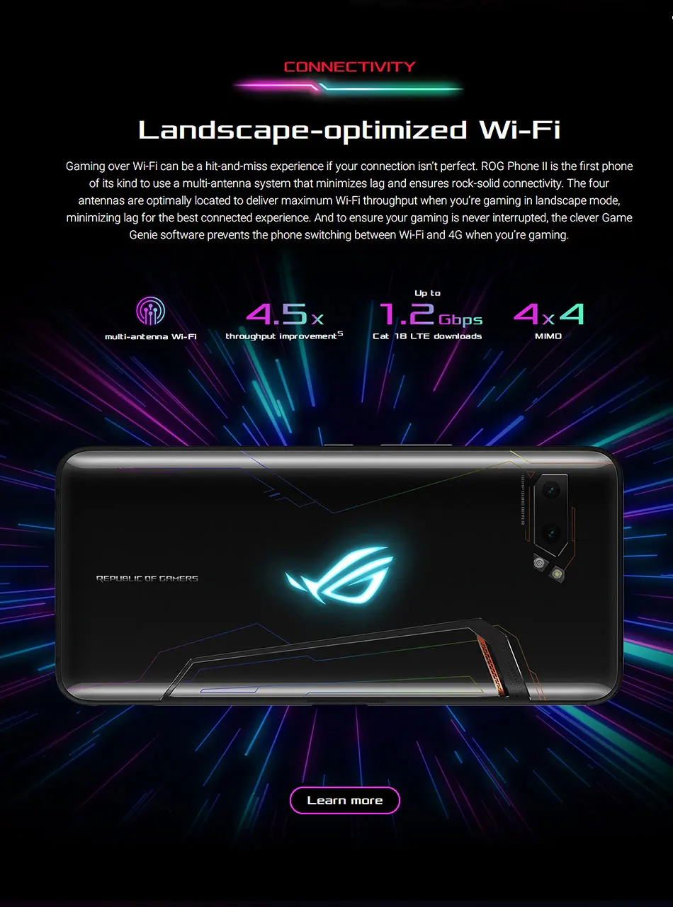 Телефон ROG 2, мобильный телефон Asus ROG Phone II ZS660KL, 12 Гб, 512 ГБ, Snapdragon855+ 6,59 дюймов, 1080x2340 P, 6000 мАч, 48MP, NFC, Android 9,0