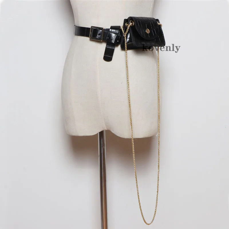Vintage Waist Bag Lipstick Purse Bolsa Feminina Women Mini Crossbody Bag Pu leather Shoulder Bags Fashion Belt Bags For Women