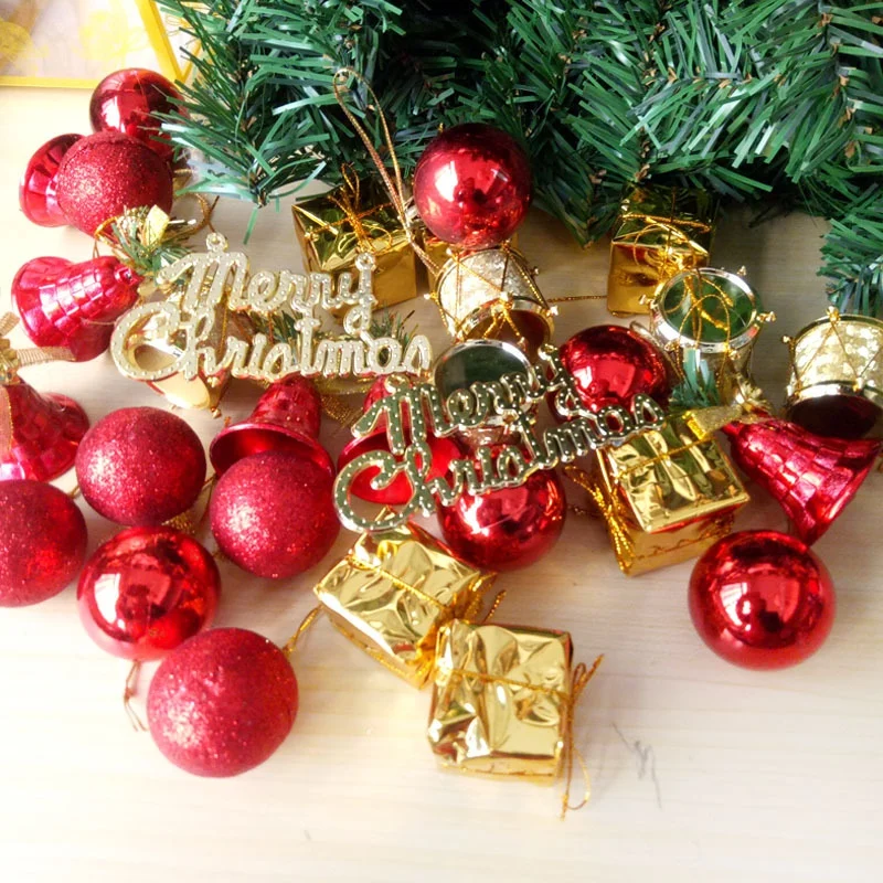 Небьющиеся Новогодние шары украшения пластиковые Рождественские елочные шары Подвески на елку для праздников и вечеринок украшения 32 шт набор