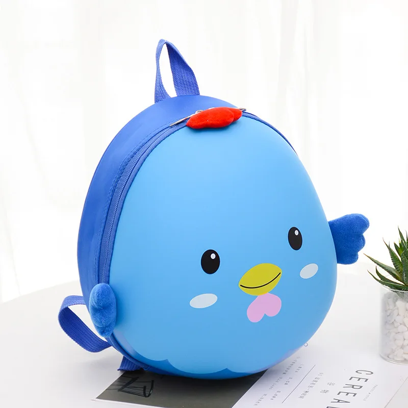 

2019 New Style Chickens School Bag Kindergarten Cartoon Backpack Children Waterproof Eggshell Bag Backpack Customizable