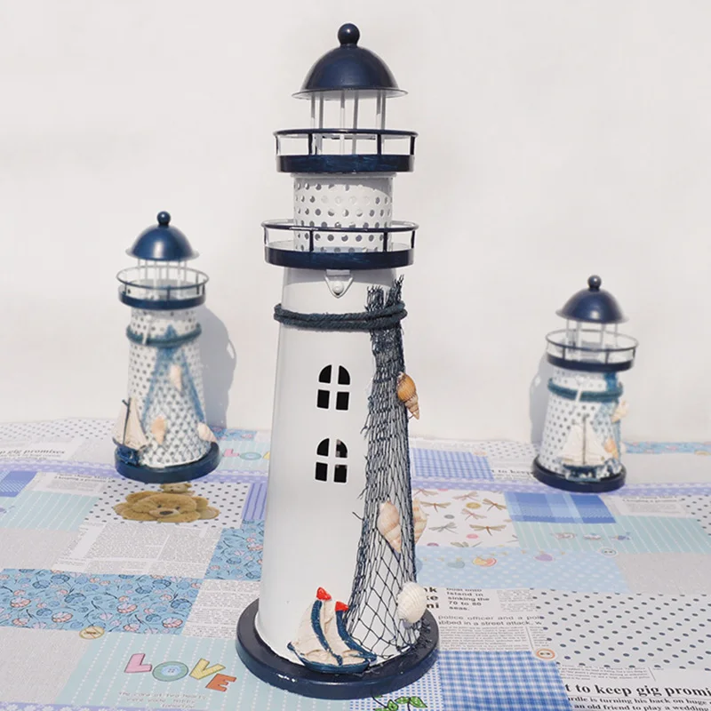 Vintage Mediterranean Candlestick Lights High Quality Romantic Wrought