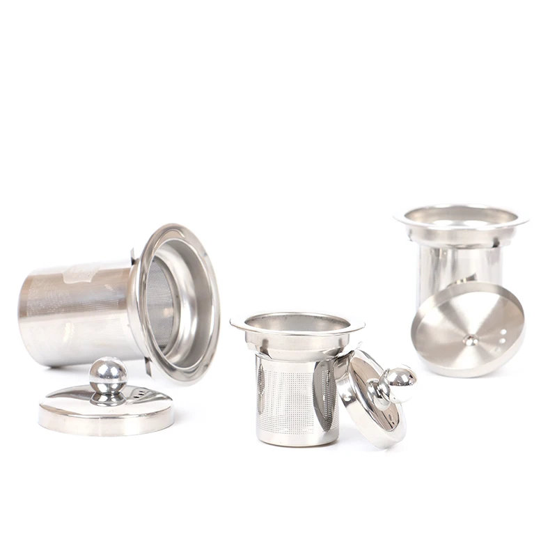 1PC Reusable Stainless Steel Tea Strainer Mesh Infuser Basket Loose Tea Leaf Infusers Herb Filter for Mug Teapot Teaware S/M/L tea infuser tea strainer tea filter