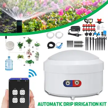 

WIFI Connection Automatic Electronic Watering Timer with growing light Soil Moisture Sensor Garden Irrigation Controller