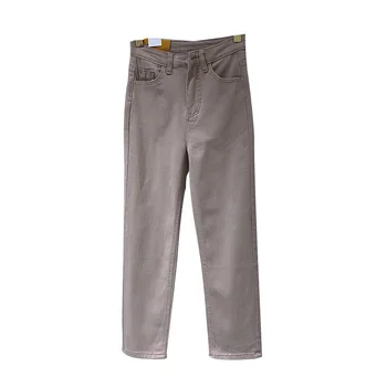 

Small Straight Jeans Woman 2020 High Waist Loose Skinny Fashion Ankle-lenght Pants For Women