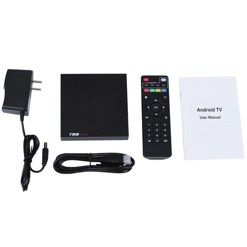 Android 9.0 Tv Box T95 Max Smart Tv Box H6 Quad Core 6K Hdr 2.4Ghz Wifi G Oogle Player T95Max Set Top Box(Us Plug)4G/32G