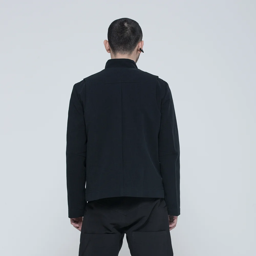 XS-6XL Новинка мужская одежда Большой взрыв GD тонкий дизайн двубортная короткая куртка пальто плюс размер певица костюмы