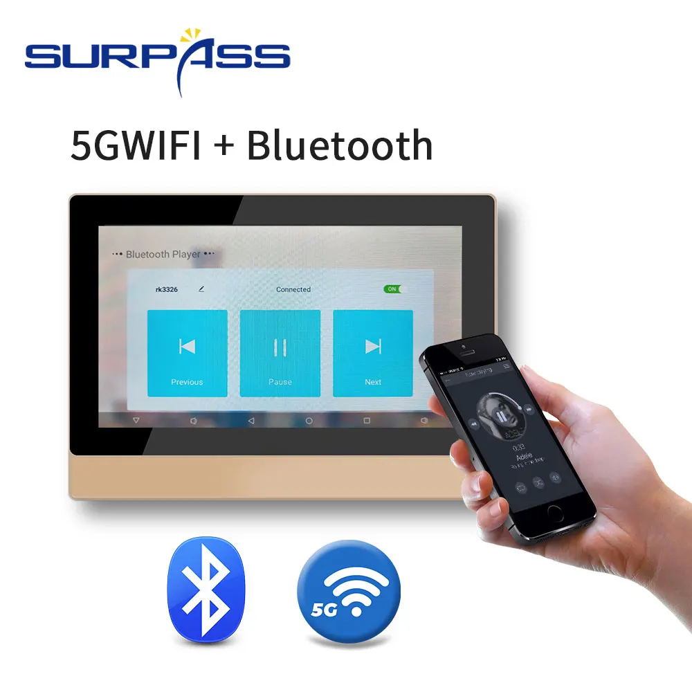 US $816.17 Wireless Bluetooth Sound In Wall Amplifier WiFi Android Digital Audio Ceiling Speaker HiFi Stereo Power Amp Home Theater System