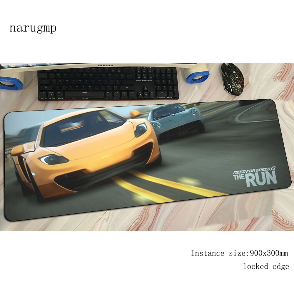 Need For Speed Mouse Pad 900X300X4Mm Tappetini Per Mouse Di Estetismo Gaming Mousepad Gamer Professionale Mouse Pad Tastiera Pc Pad