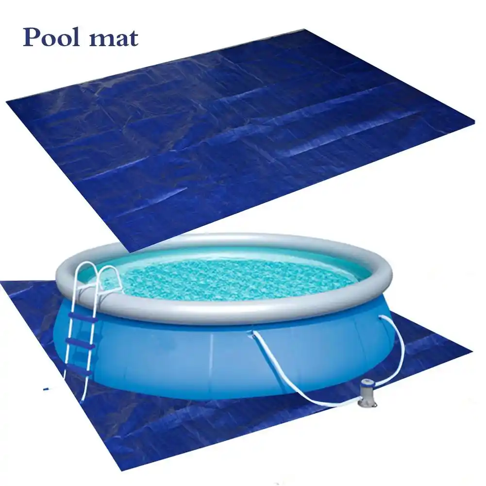 alfombrilla estilo piscina plegable funda protectora resistente al agua y al polvo