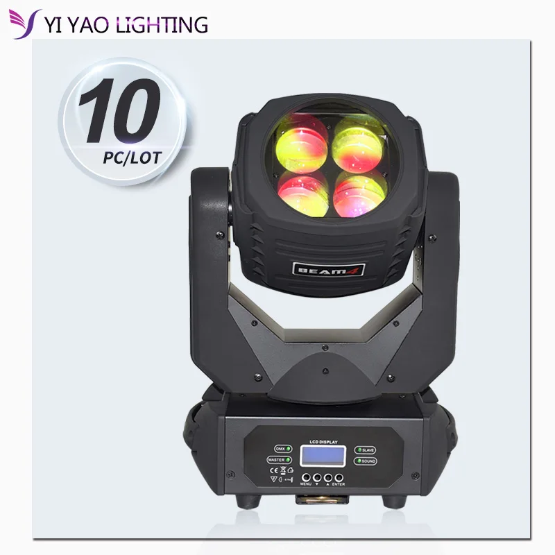 

4x25W Super Moving Head 100W LED Beam Perfect Effect Light for DJ Stage Lighting 10pcs/lot