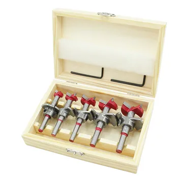 

Positioning Woodworking Hole Saw Set Hard Alloy Forstner Drill Adjustable Hinge Reamer 15-35mm
