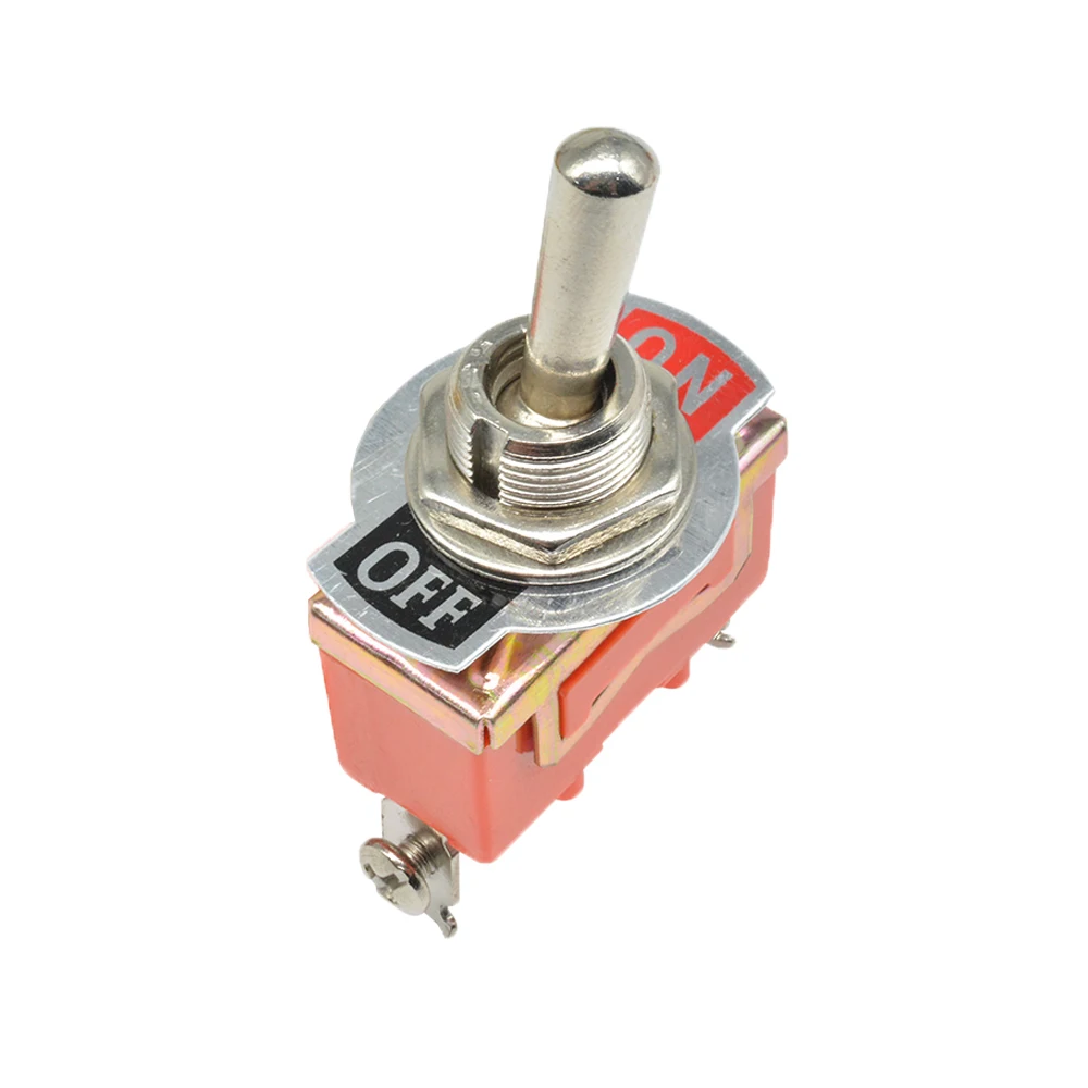 Orange Switch Мини автоматический переключатель AC 250V 15A 2 Pin DPDT ВКЛ/ВЫКЛ 2 позиции E-TEN1021 медный Контакт Водонепроницаемый колпачок оранжевый - Цвет: Orange Switch