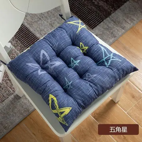 Новые свежие Мультяшные подушки для стульев, квадратный пол, табурет, подушки для сидений, геометрический Коврик для улицы, декоративная подушка для детского дивана - Цвет: wujiaoxing