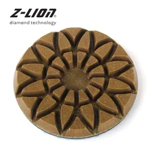 Z-LION 1 шт. 3 дюймов Алмазный Полировочный диск колодки Влажные Применение для бетонный гранитный Мрамор каменный пол, наждачный диск дизайн шлифовального круга