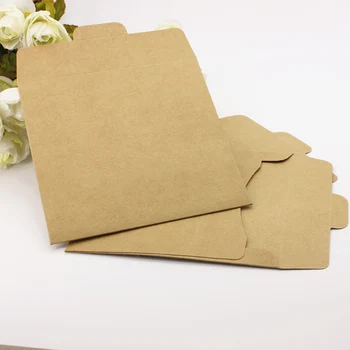 

12.5*12.5cm Antique Import Kraft Paper CD Bag Envelope 50pcs/lot Restro Pearl paper Packag Bag CD Envelope Card Envelope