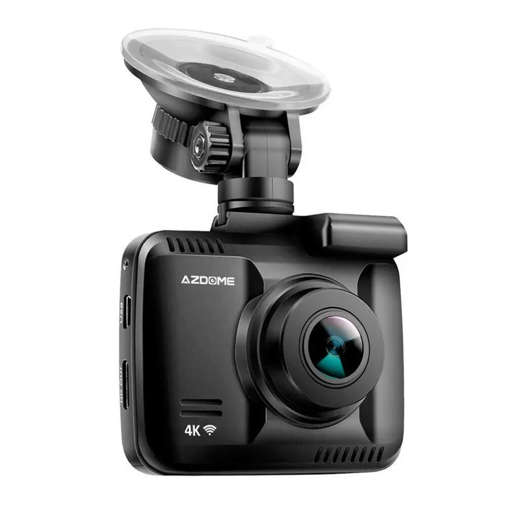 

AZDOME GS63H Single Cam Car Dvr Built-In Wifi Gps G-Sensor Camera 170 Super Wide Angle Lens 4K Ultra HD Wdr Driving Recorder