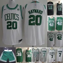 Boston A+++ качество мужской взрослый#7 Jaylen коричневый 20 Гордон хайворд 42 Al Horford 36 Marcus Smart 12 Терри Розье Джерси и шорты