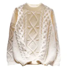 Women Sweaters Beige Girls Casual Spring-Autmn Green XL Red