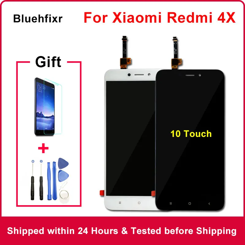 Оригинальный Для Xiaomi Redmi 4X lcd с рамкой 10 кодирующий преобразователь сенсорного