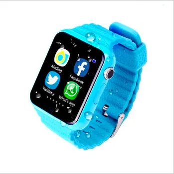 

Children Smart Watch GPS+LBS Tracker Positioning V7K With Camera Kids SOS Emergency Security Anti Lost Smartwatch Android Watch