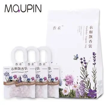 

3Pcs Aromatherapy Air Fresh Refreshing Scent Bag Flower Printing 9 Kinds Smell Perfume Natural Smell Incense Wardrobe Sachet