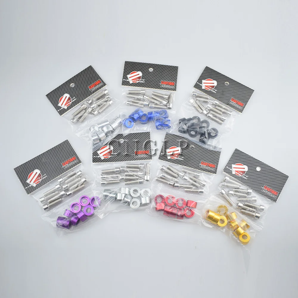 Fender washers M8 9 Pcs/Pack Aluminum for Honda Air Inlet Manifold Engine