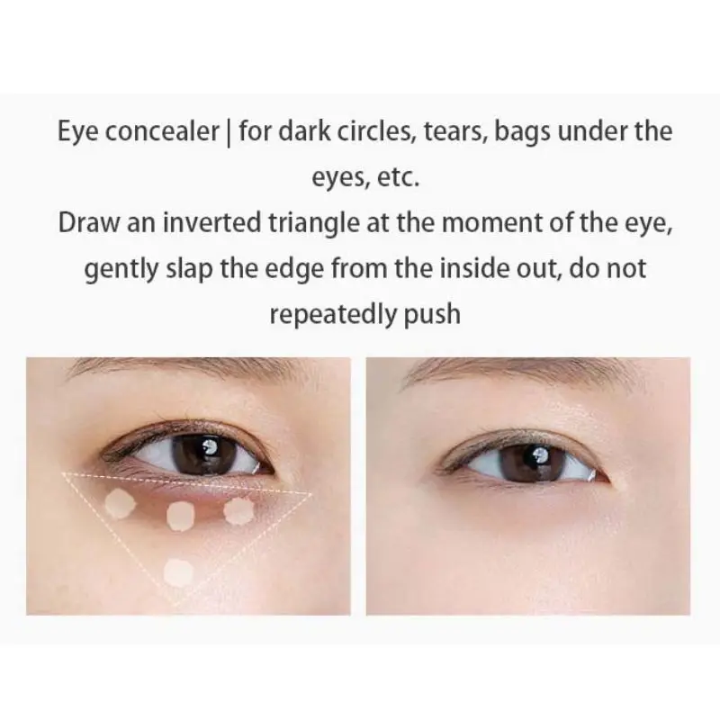 Silky Concealer Moisturizing Even Skin Color Long Lasting Cover Defects Oil-concealer Liquid Concealer Natural Base Make Up