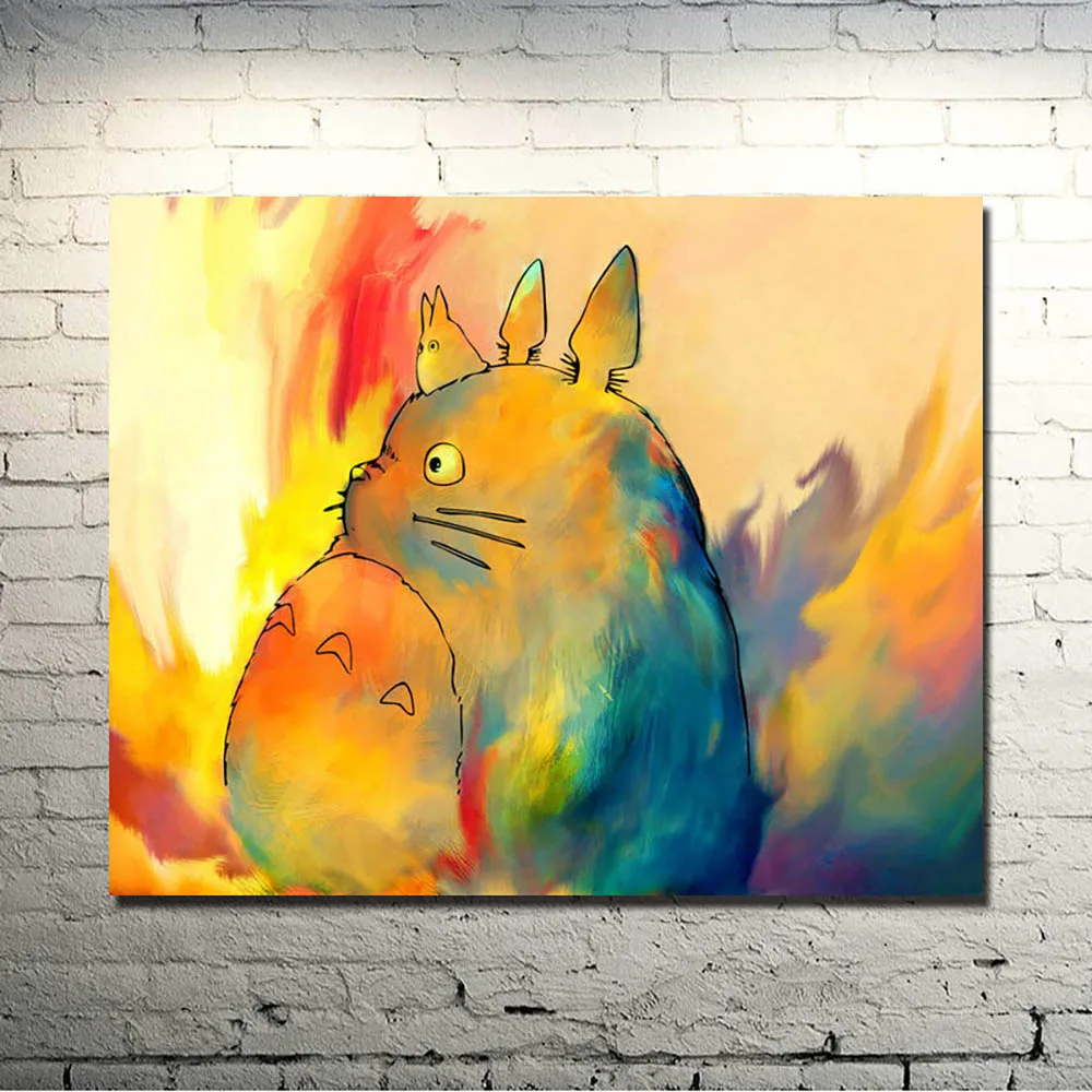 Modular Picture Cartoon Wall Art Canvas Painting Kawaii Store