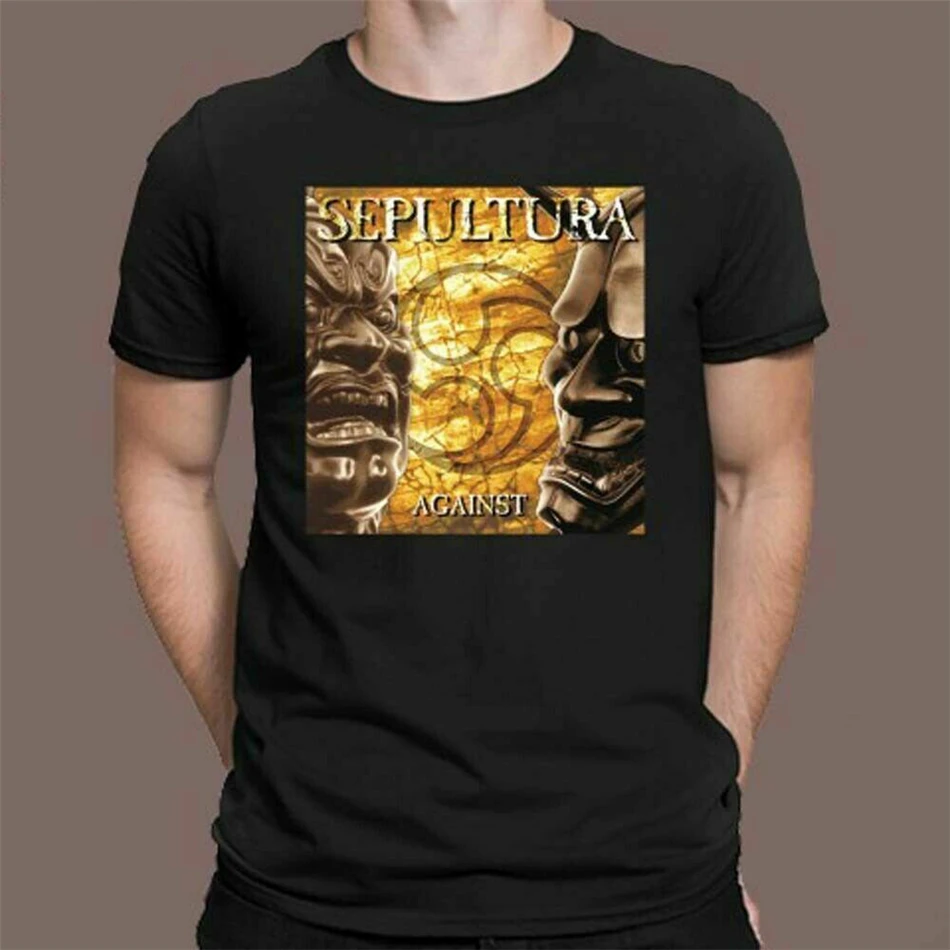 Neu Rare Sepultura против тяжелой металлической полосы футболка S-3XL Футболка мужская