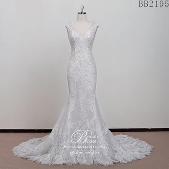 شراء100% صور حقيقية فاخرة 2021 فساتين زفاف الزهور حورية البحر و اليابانية الدانتيل مع الحلو فيستدو BB2195