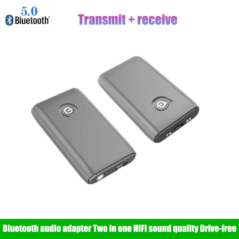2 in 1 Mini Stereo Bluetooth 5 0 Receiver and Transmitter 3 5mm Jack Wireless Bluetooth Audio Adapter For TV PC Car Headphone