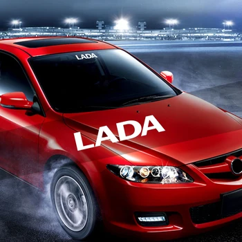

High-quality Car Logo Decal Car Windscreen Sticker Rear Window Bumper Decal Car Vinyl sticker for Lada granta kalina priora niva