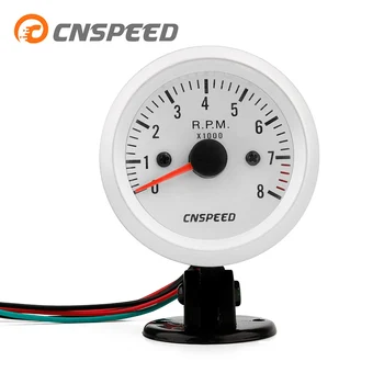 

CNSPEED 52mm Car Auto Tachometer Gauge 0-8000 RPM Gauge 12V Blue LED light Tacometro For 4 6 8 Cylinder Gauge Pod YC100022-CN