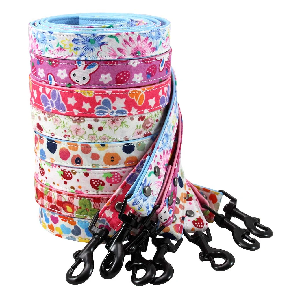 

S/m/l Padded Pet Leashes For Small Medium Large Dog Leads Puppy Leash Cat Running Walking Traction Rope Pet Products Supplier