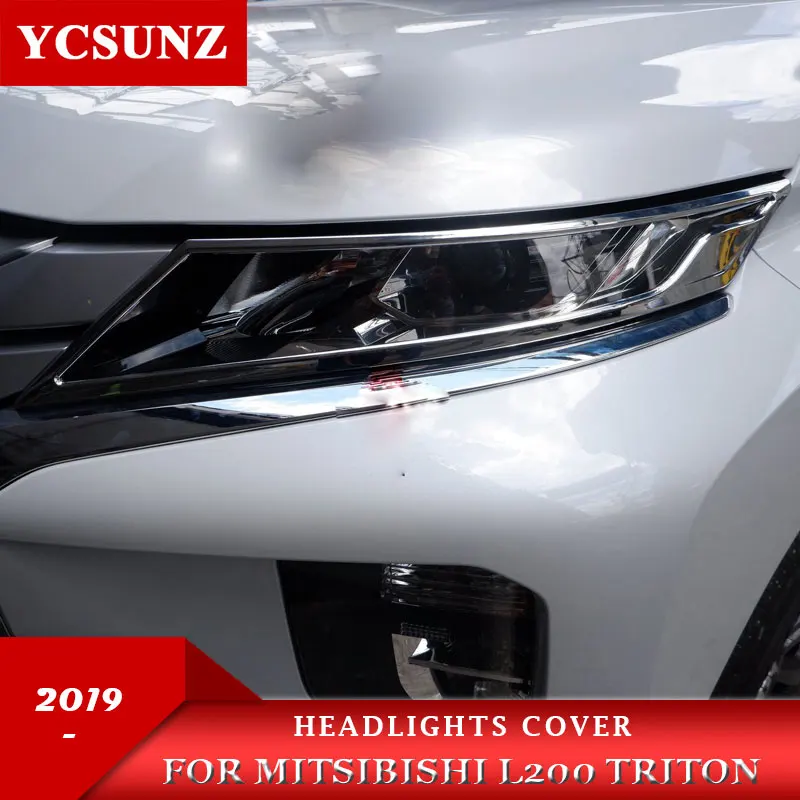 Крышка фары для Mitsubishi L200 Triton 2019 2020 Ram 1200 Strada Strakar barbaran pajero sport montero 2021 | Автомобили и