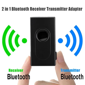 

Portable Stereo Audio Music Adapter Low Latency 2020 2-In-1 Bluetooth V4.2 Transmitter Receiver Wireless Adapter