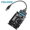 mSATA to SATA adapter m2 m key m.2 SSD to SATA adapter card mSATA m.2 m2 NGFF to USB Converter for mSATA+M.2 2 in 1 SSD HDD ► Photo 1/6