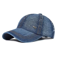 Vintage Washed Cotton Baseball Cap Men Women Denim Dad Hat Adjustable Trucker Style Low Profile 2