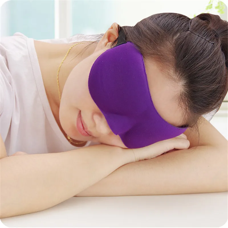 

3D Eye Mask Sponge Shade Nap Cover Blindfold Mask Eyeshade Sleep Masks for Sleeping Travel Relax Aid Blindfolds woman man