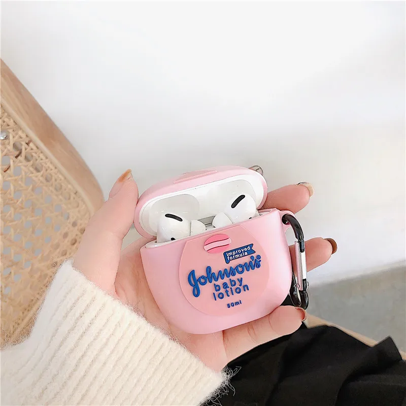 3D брендовый силиконовый Bluetooth беспроводной Чехол для наушников для Apple AirPods Pro 3