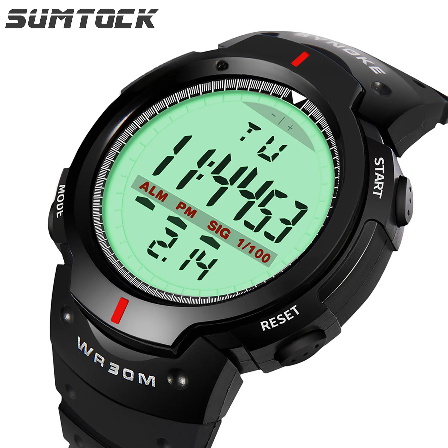 

Men's Clock Sport Digital LED Waterproof Wrist Watch Luxury Men Analog Digital Military Army Stylish Mens Electronic watch Clock